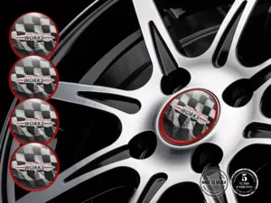 Mini Cooper Domed Stickers Edition Custom Rim Decals
